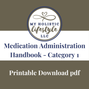 Medication Administration Handbook - Category 1